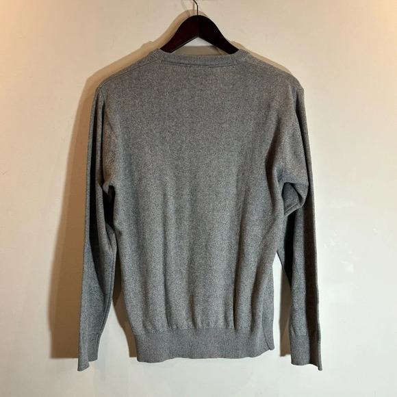 LACOSTE Sz 3 100% Cotton V-Neck Classic Fit Elevated Basic Pullover Sweater - Picture 5 of 6